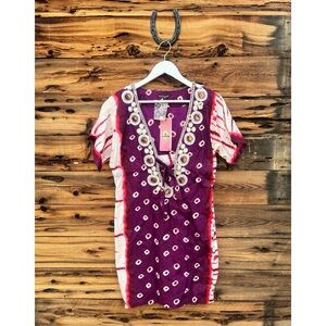 KAREENA’S | NWT Tie Dye Embellished Beaded Dress M